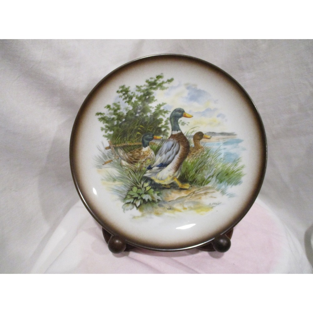 Duck Plate, Hassenpflug‎ Vienna Austria Duck Plate, Fowl, cabin decor, wildlife